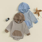 Cozy Striped Baby Romper