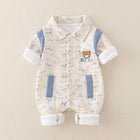 Cozy Autumn Layered Baby Onesie