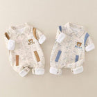 Cozy Autumn Layered Baby Onesie