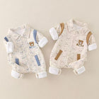 Cozy Autumn Layered Baby Onesie